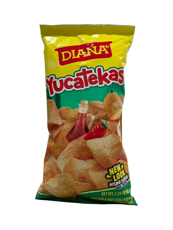 Yucatekas Diana 65g chicharrón vinagre chile salvadoreño - La Sivar Shop