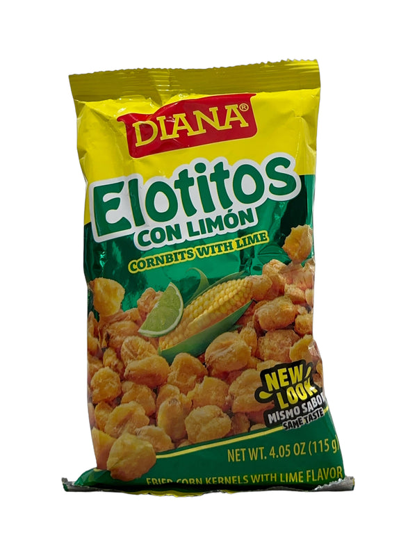 Elotitos con Limón Diana 115g boquita salvadoreña maíz - La Sivar Shop