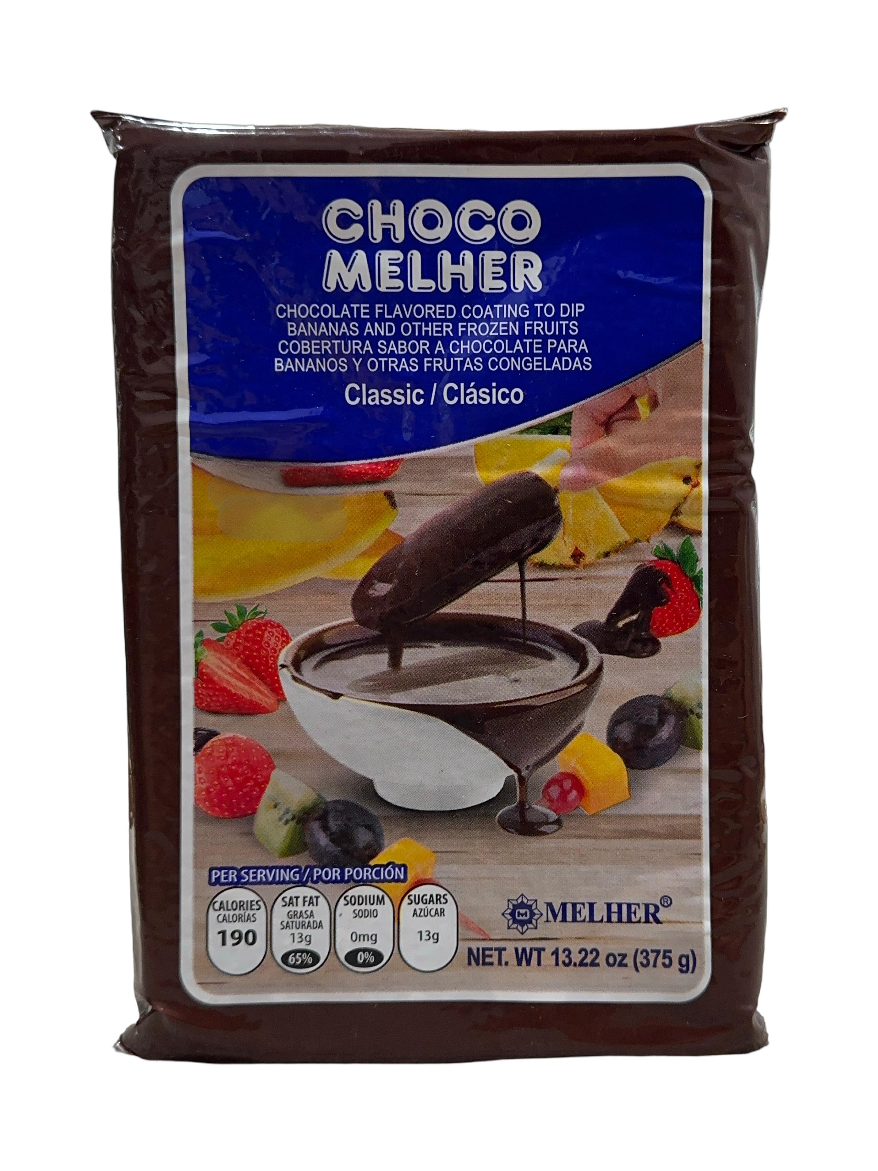 Cobertura Sabor Chocolate para Frutas Congeladas Choco Melher 375 g