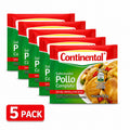 Sabrosador Completo con Ajo Cebolla y Chile Dulce Continental Pack 5